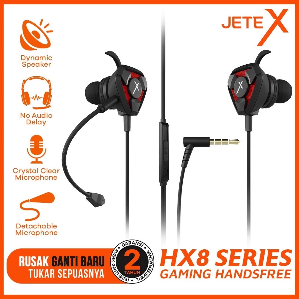 JETE X Earphone Gaming HX8
