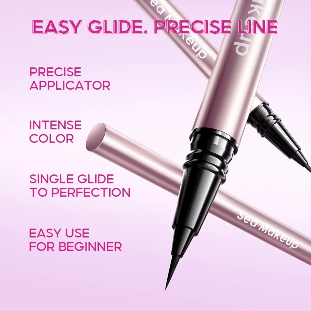 Sea Makeup Heavy Duty Liquid Liner 0.5ml - Jet Black