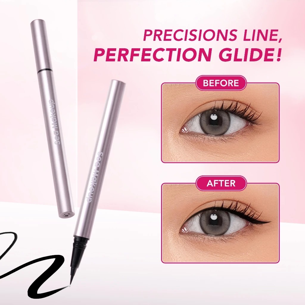 Sea Makeup Heavy Duty Liquid Liner 0.5ml - Jet Black