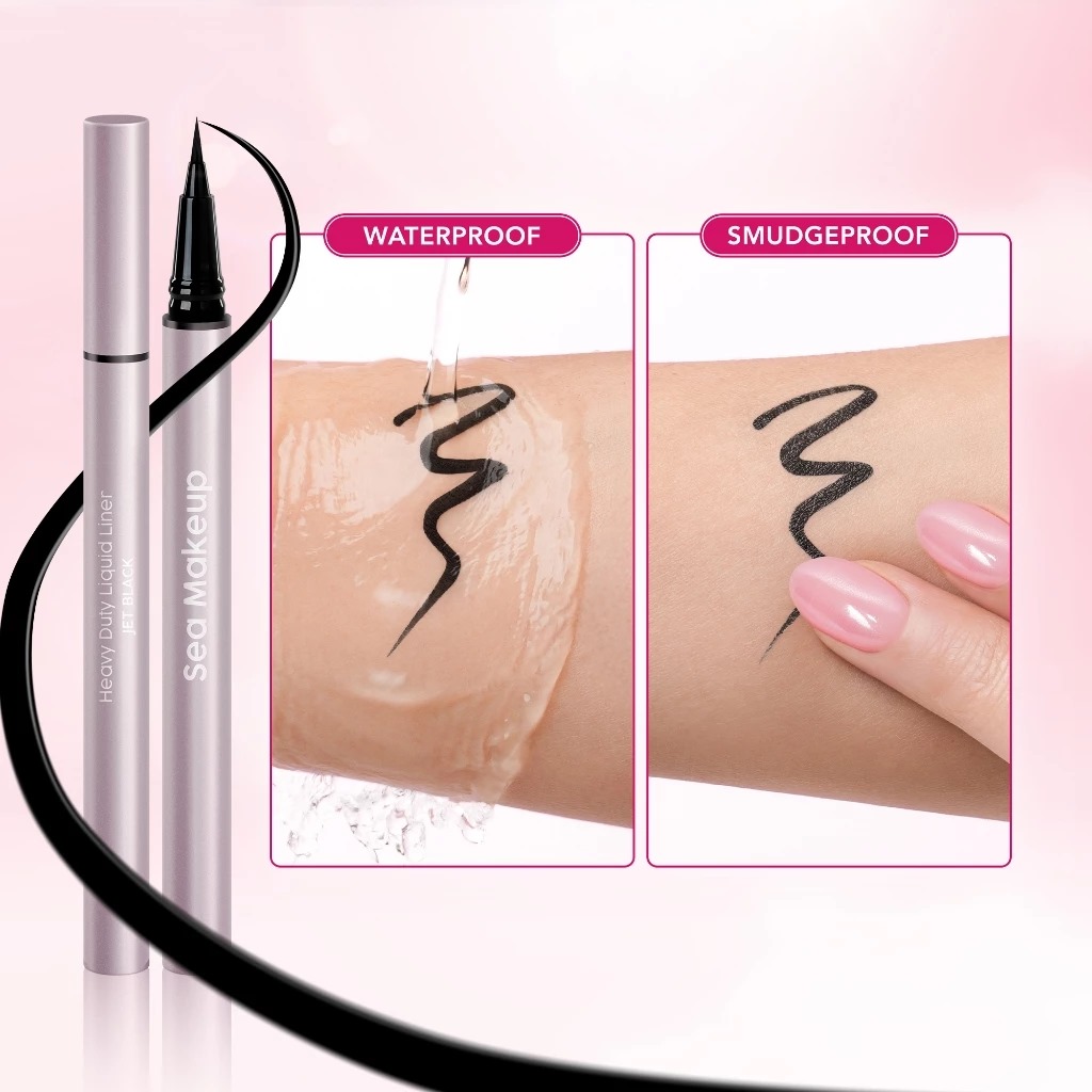 Sea Makeup Heavy Duty Liquid Liner 0.5ml - Jet Black