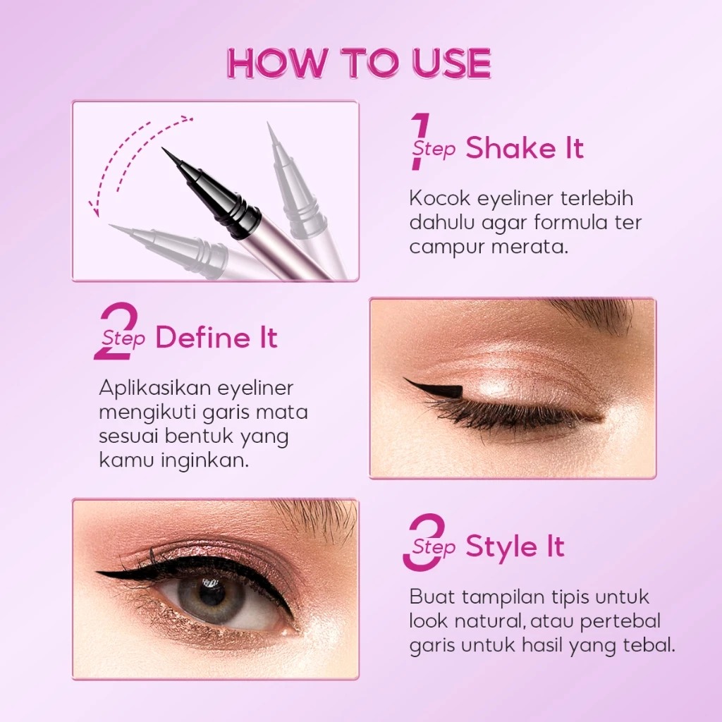 Sea Makeup Heavy Duty Liquid Liner 0.5ml - Jet Black