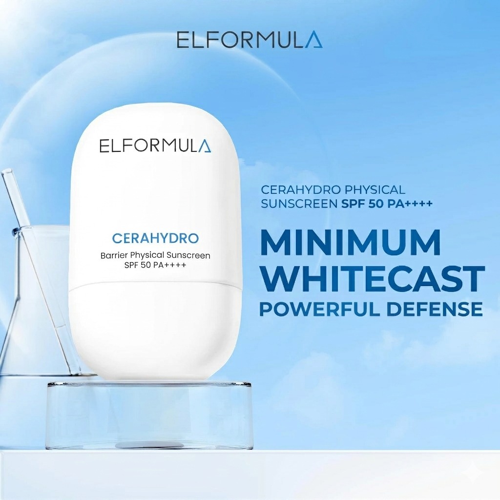 Elformula CeraHydro Barrier Physical Sunscreen SPF 50 PA++++ 30ml