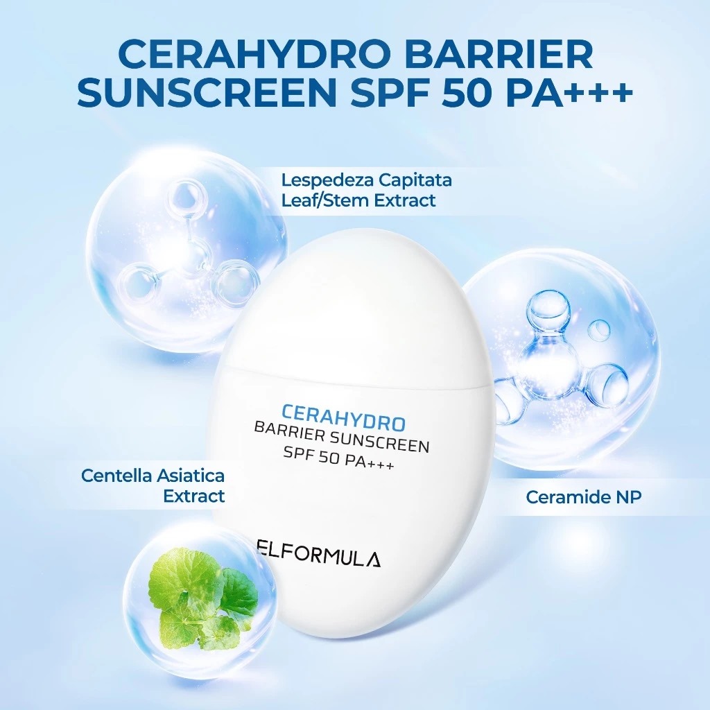 Elformula CeraHydro Barrier Physical Sunscreen SPF 50 PA++++ 30ml