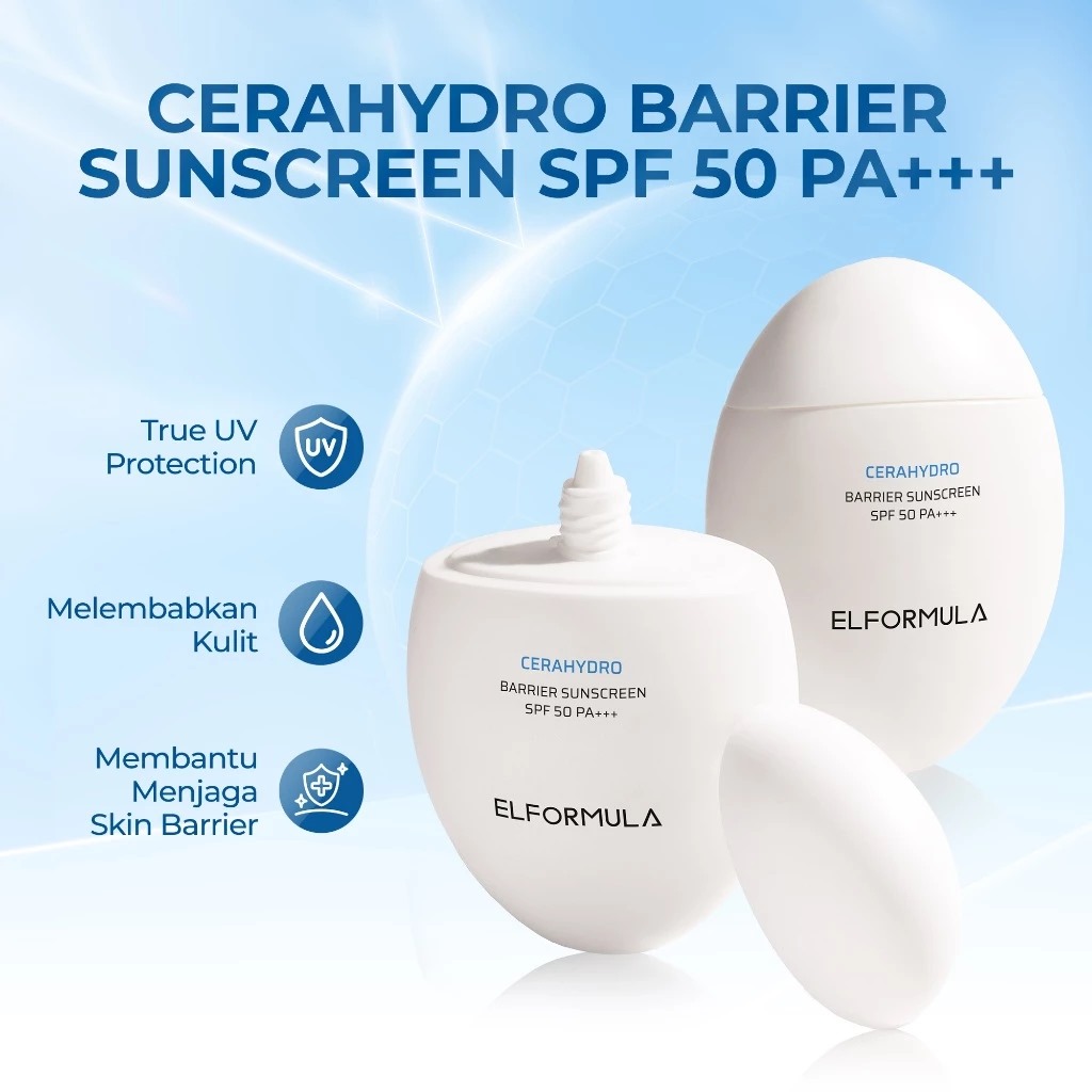 Elformula CeraHydro Barrier Physical Sunscreen SPF 50 PA++++ 30ml