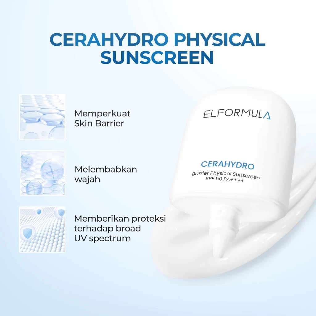 Elformula CeraHydro Barrier Physical Sunscreen SPF 50 PA++++ 30ml
