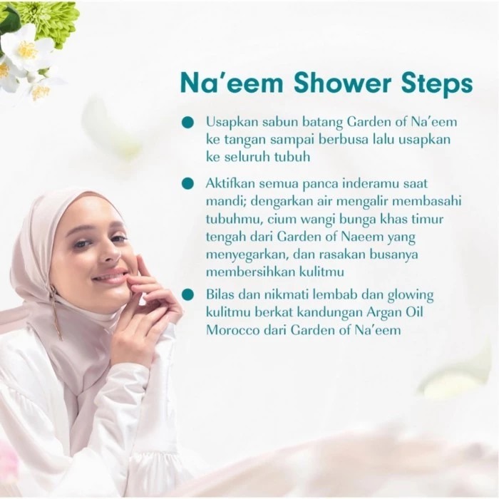 Garden Of Naeem Moisturizing Body Soap 75gr - Midnight Gardenia