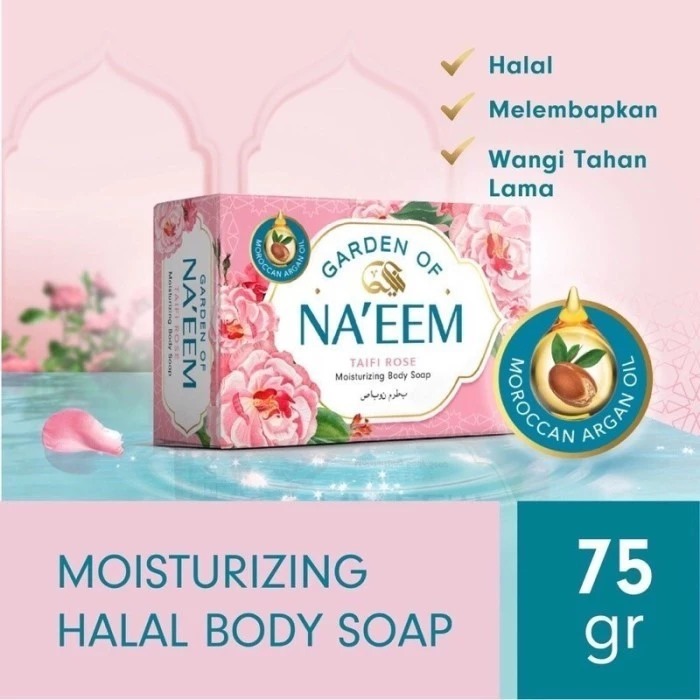 Garden Of Naeem Moisturizing Body Soap 75gr - Taifi Rose