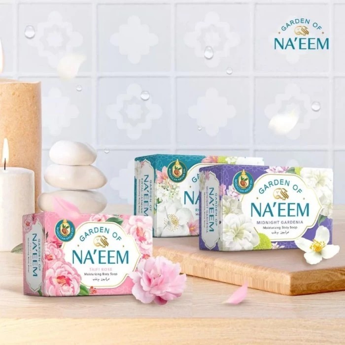 Garden Of Naeem Moisturizing Body Soap 75gr - Taifi Rose
