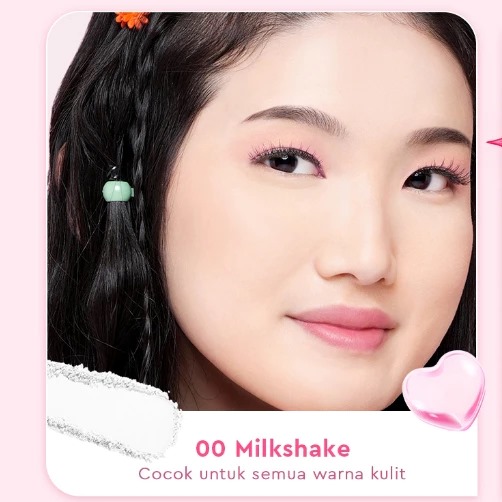 Glad 2 Glow Perfect Blur & Cover Loose Powder 8gr - 00 Milkshake