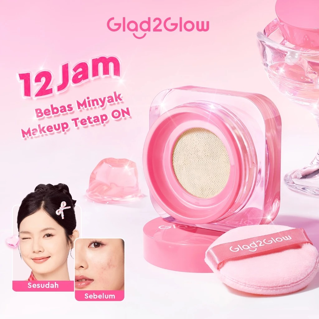 Glad 2 Glow Perfect Blur & Cover Loose Powder 8gr - 03 Honey