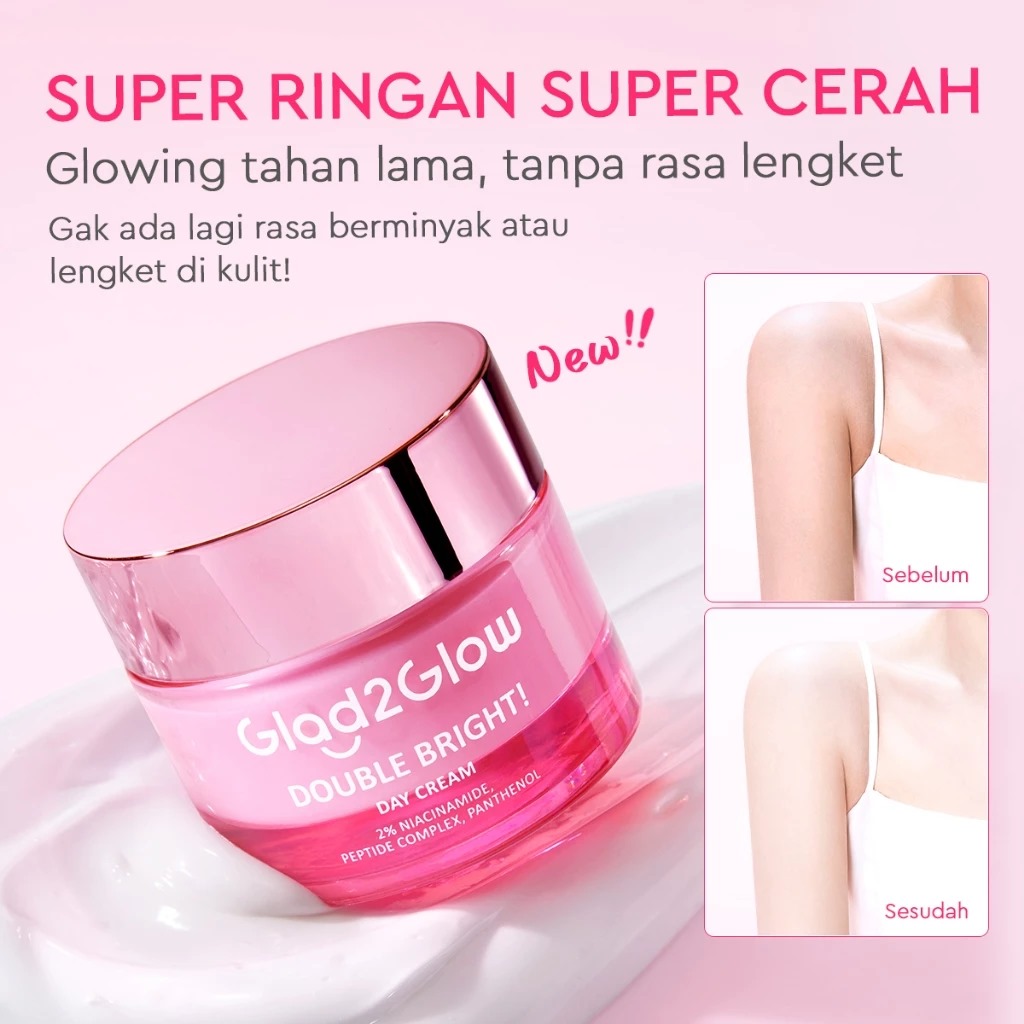 Glad 2 Glow Double Bright Day Cream 30gr