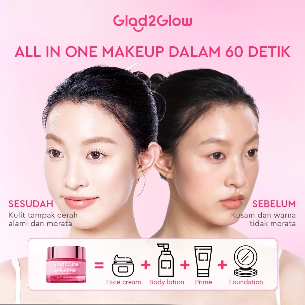 Glad 2 Glow Double Bright Day Cream 30gr