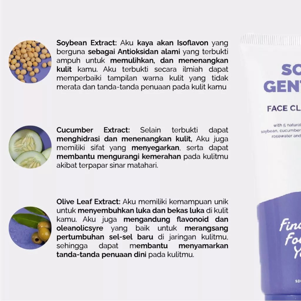 Finally Found You! Soy Gentle Face Cleanser 100ml