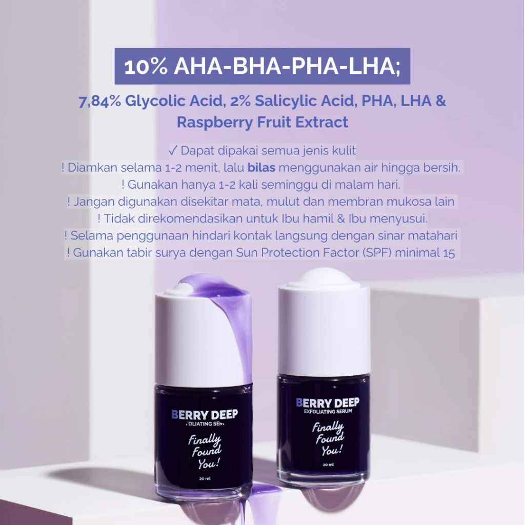 Finally Found You! Berry Deep Exfoliating Serum 20ml Finally Found You! Berry Deep Exfoliating Serum 20ml
