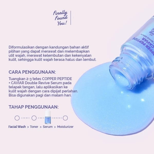 Finally Found You! Copper Peptide + Caviar Double Revive Serum 20ml
