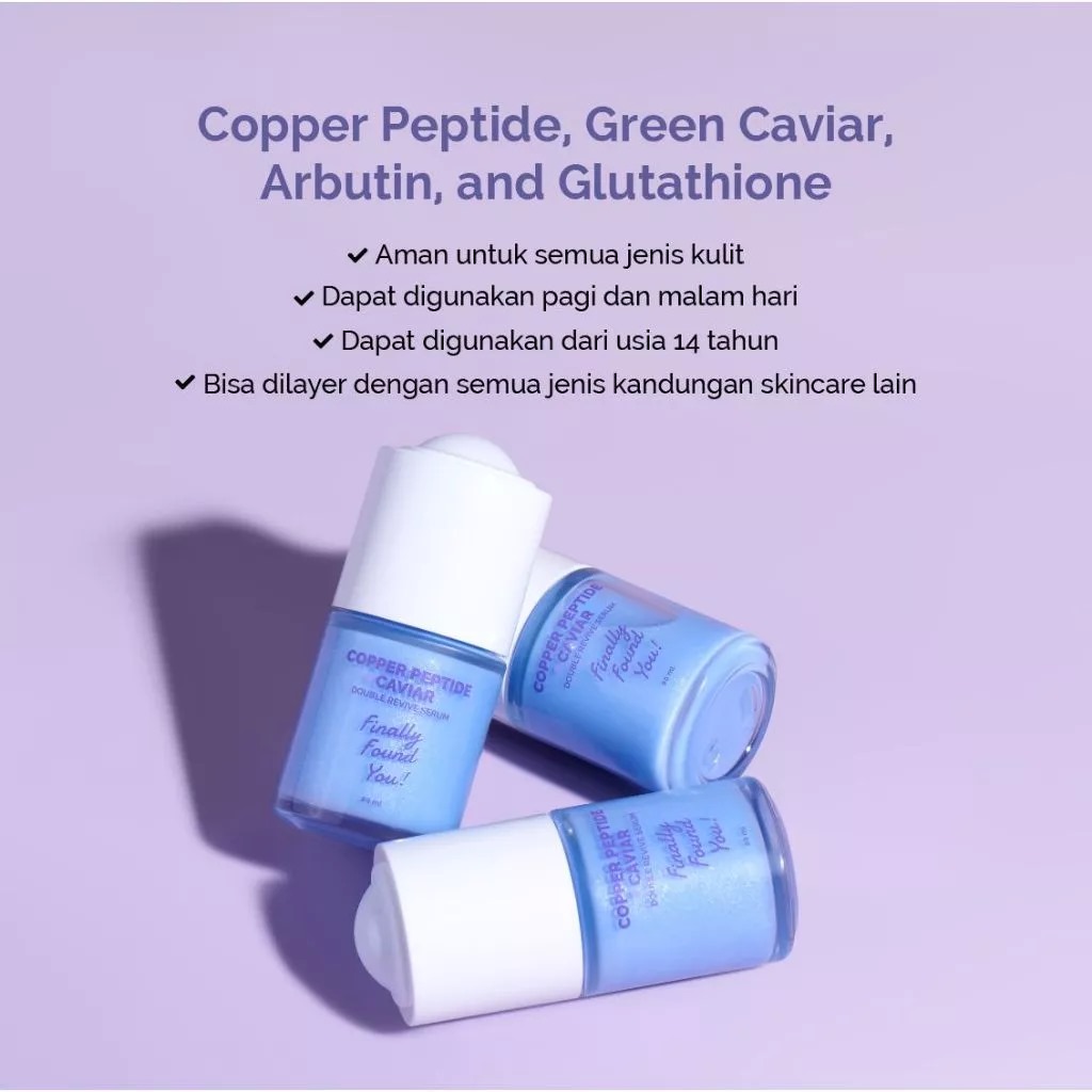 Finally Found You! Copper Peptide + Caviar Double Revive Serum 20ml