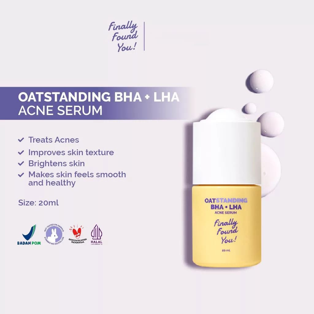 Finally Found You! Oatstanding BHA + LHA Acne Serum 20ml