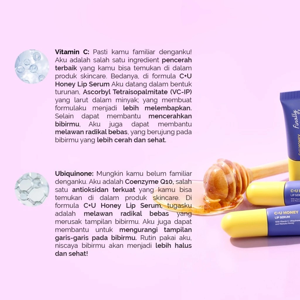 Finally Found You! C+U Honey Lip Serum 5ml