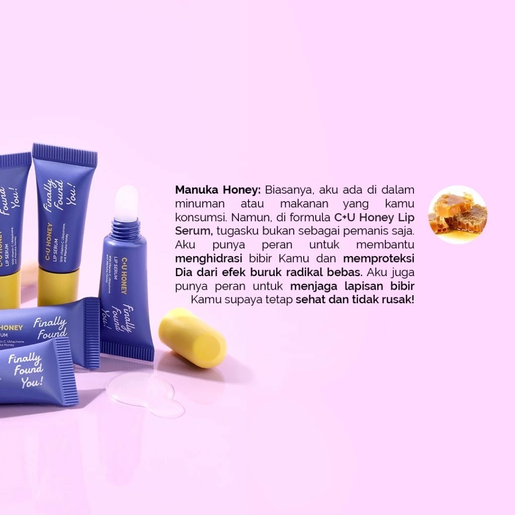 Finally Found You! C+U Honey Lip Serum 5ml