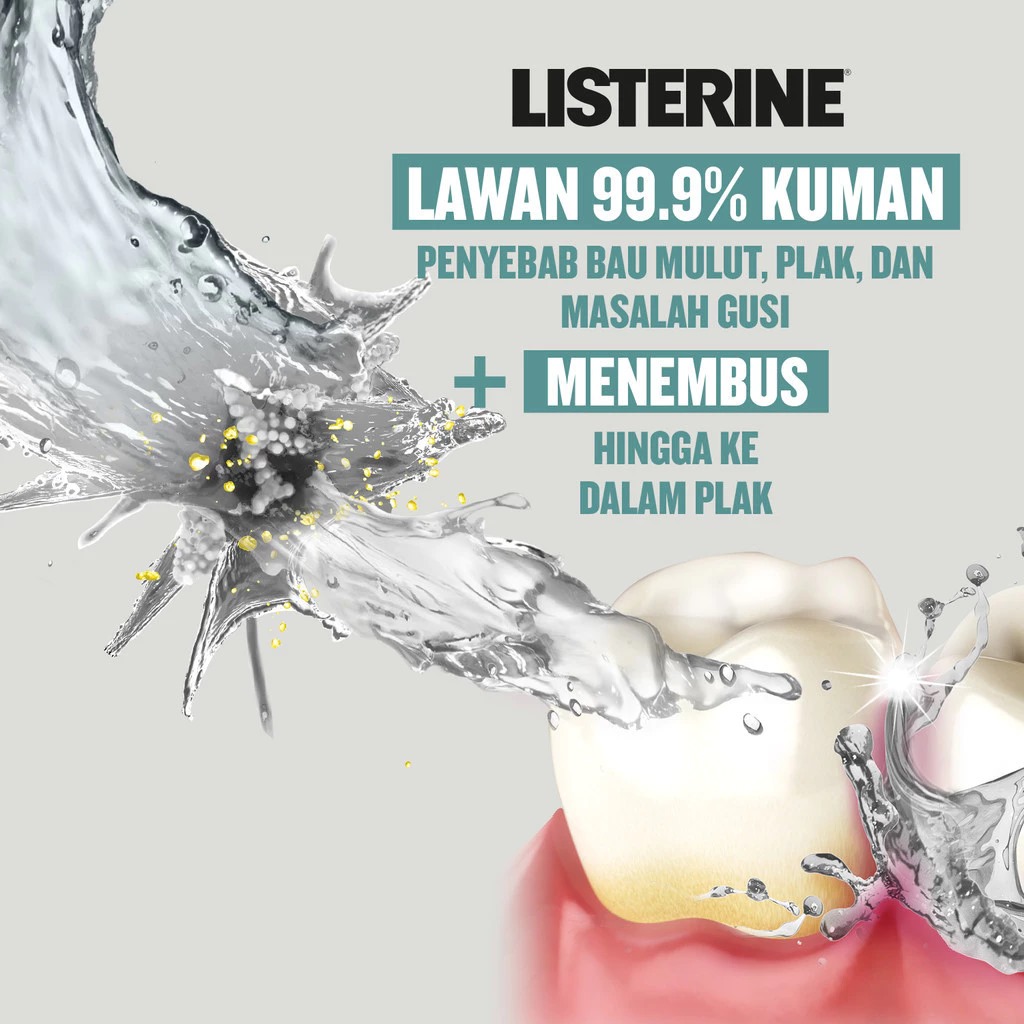 Listerine Antiseptic Mouthwash - Multi Protect Healthy Bright 250ml