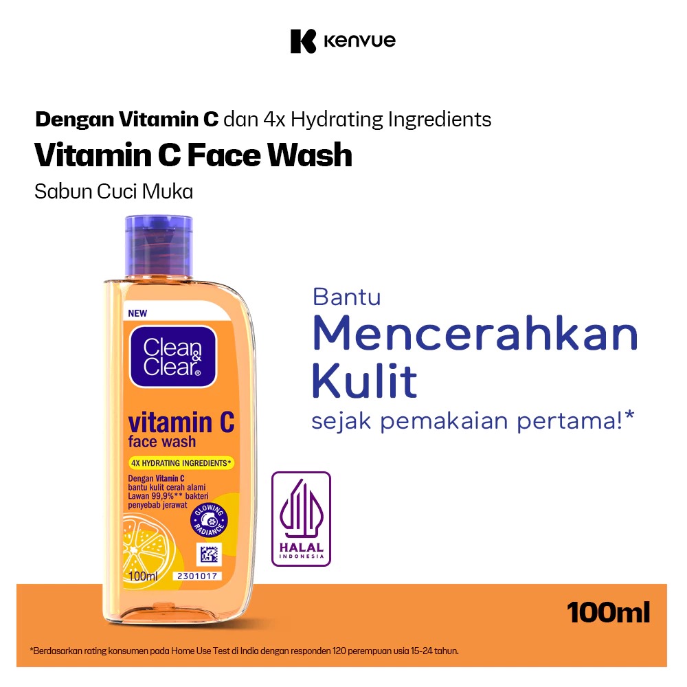 Clean & Clear Vitamin C Face Wash 100ml Clean & Clear Vitamin C Face Wash 100ml