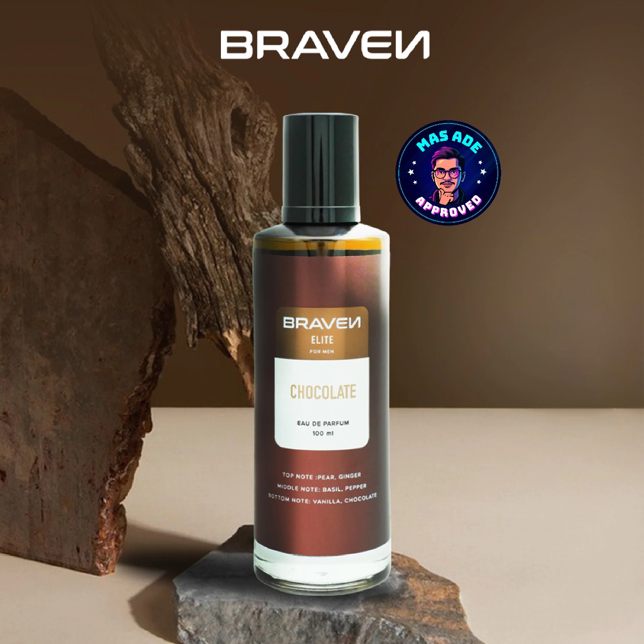 Braven Elite Eau De Parfum 100ml - Chocolate