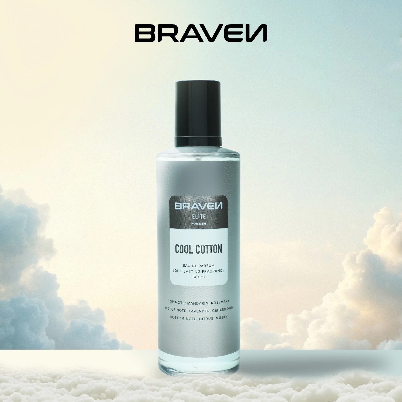 Braven Elite Eau De Parfum 100ml - Cool Cotton