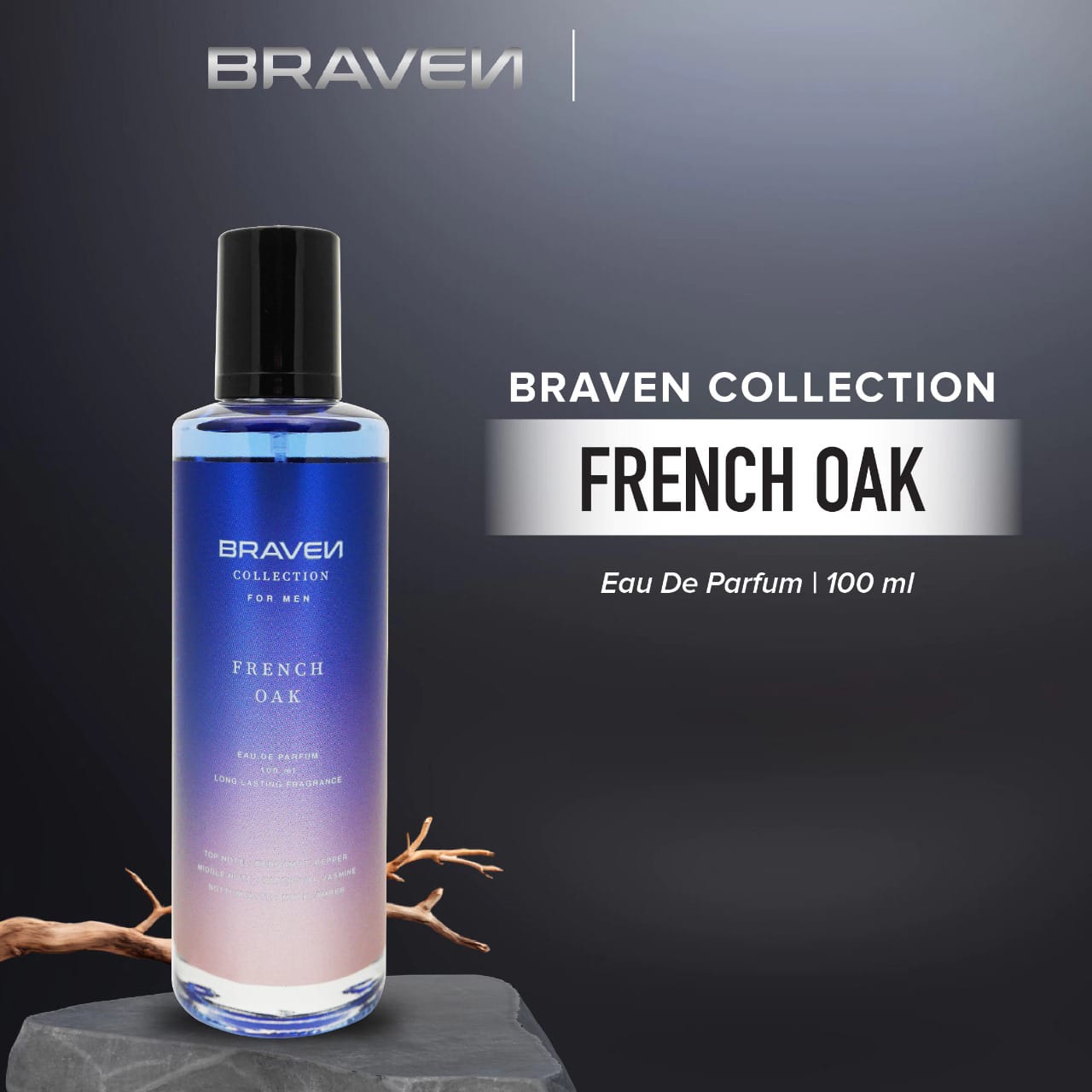 Braven Collection Eau De Parfum 100ml - French Oak
