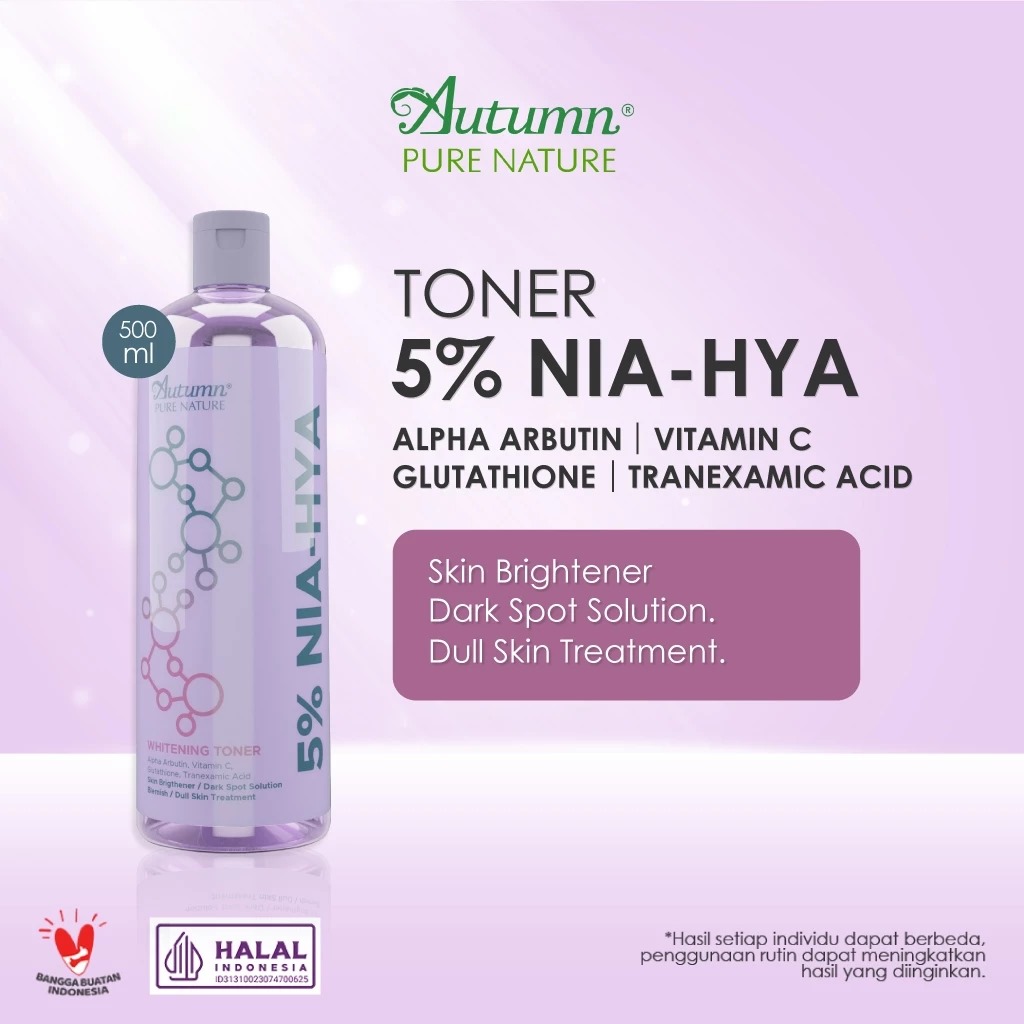 Autumn 5% NIA-HYA Whitening Toner 500ml