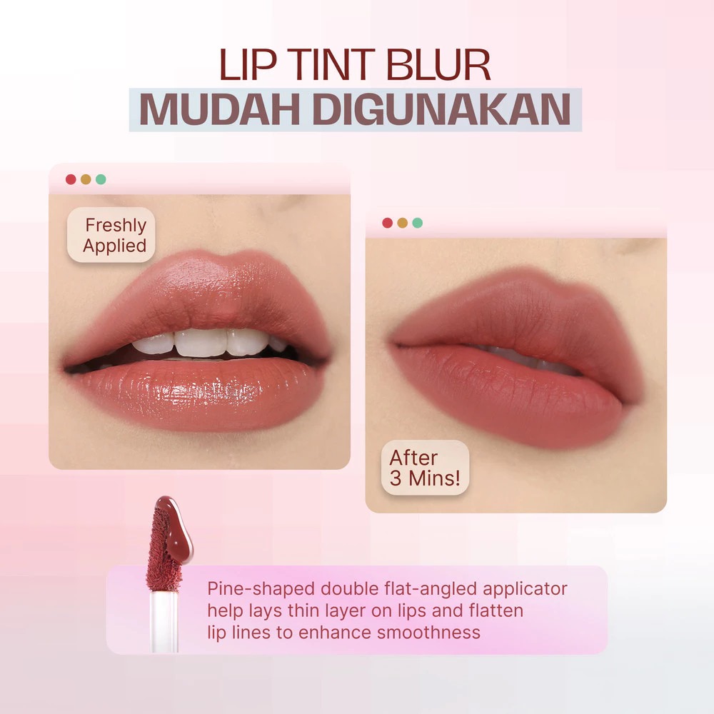 Wardah Airbrush Lip Tint 3gr - 01 Roseivy