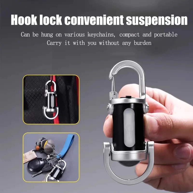 Keychain Flashlight S008 Type-C Charger (Lampu Senter Gantungan Mini)