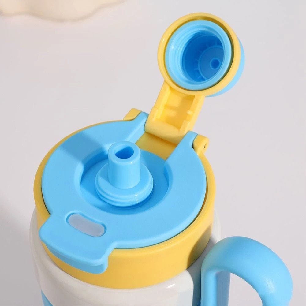 Tumbler Happy Vacuum Cup 900ml - BIRU (Termos Tumblr Stainless) (HN 2225)