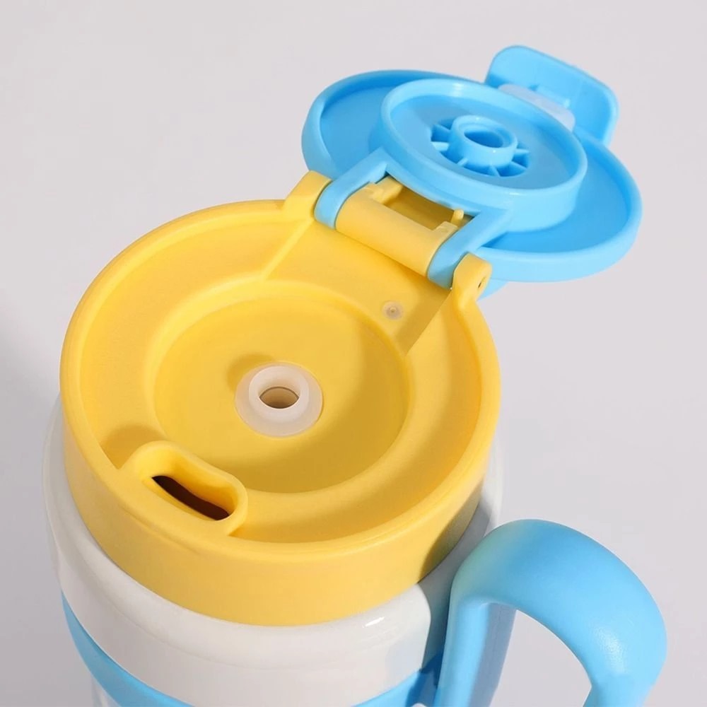 Tumbler Happy Vacuum Cup 900ml - BIRU (Termos Tumblr Stainless) (HN 2225)