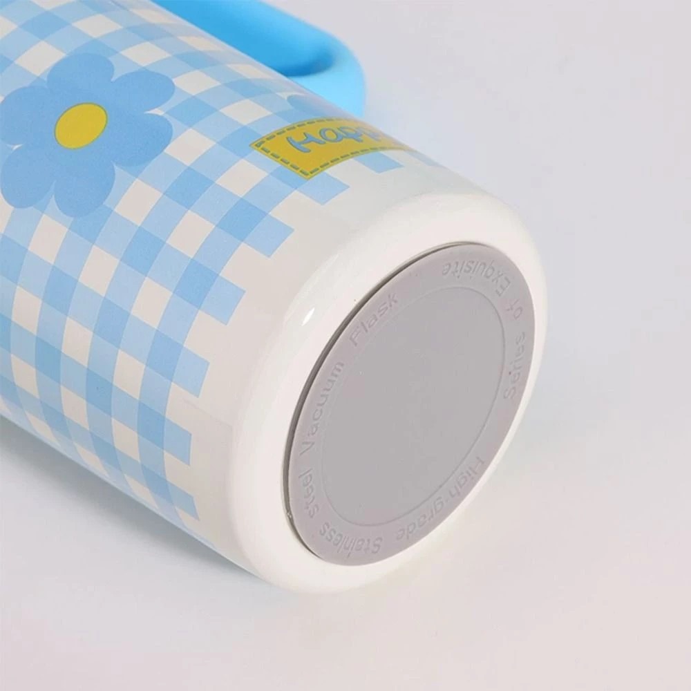 Tumbler Happy Vacuum Cup 900ml - BIRU (Termos Tumblr Stainless) (HN 2225)