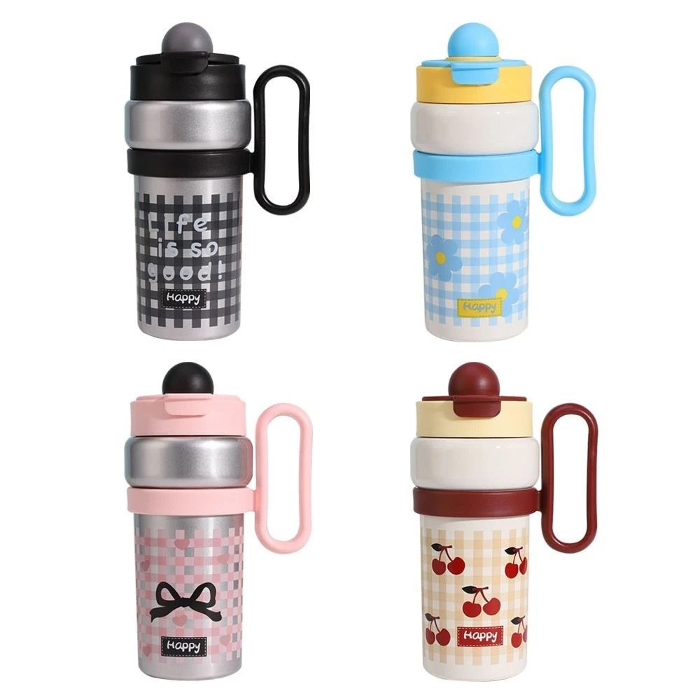 Tumbler Happy Vacuum Cup 900ml - PINK (Termos Tumblr Stainless) (HN 2225)