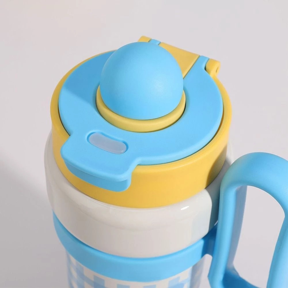 Tumbler Happy Vacuum Cup 900ml - HITAM (Termos Tumblr Stainless) (HN 2225)