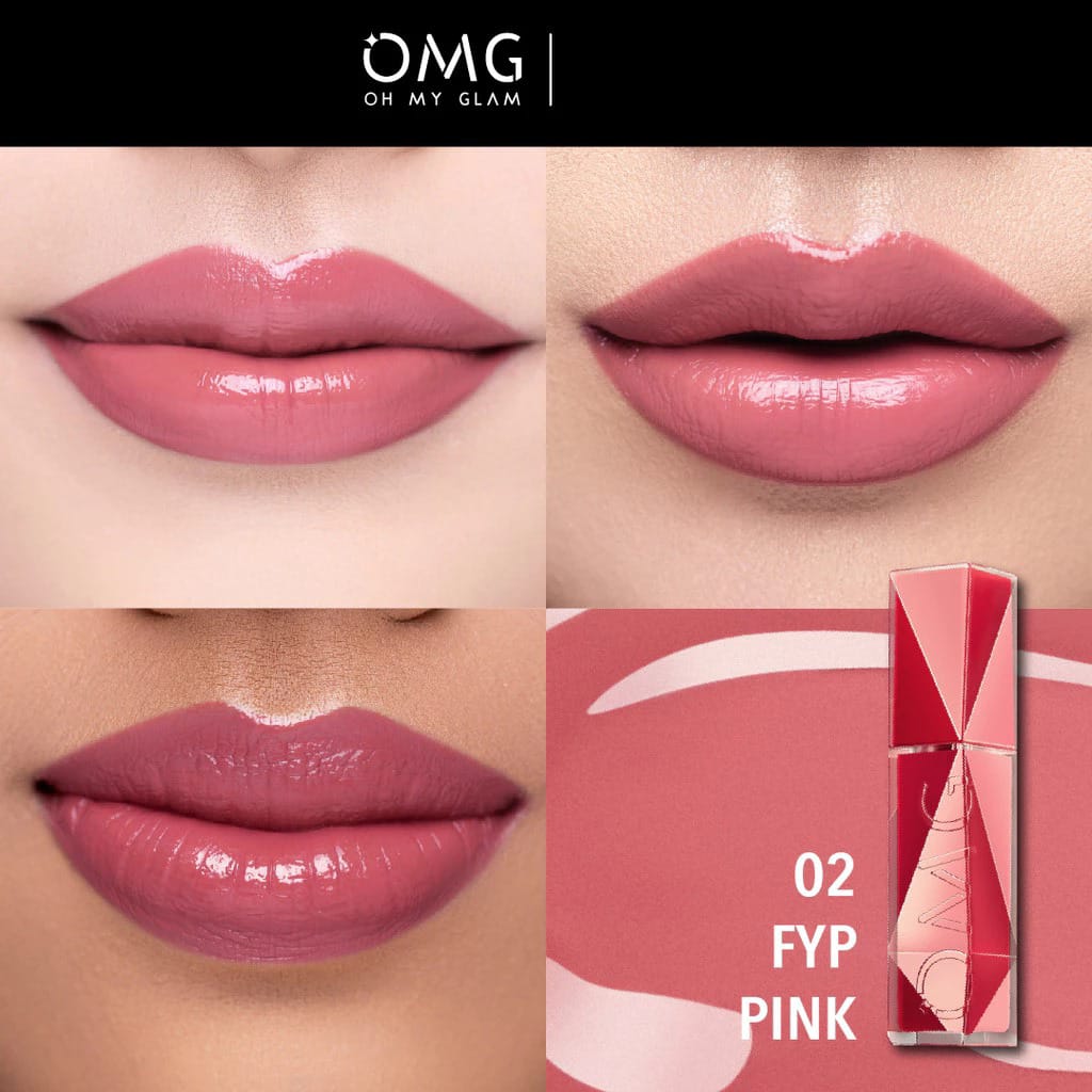 Oh My Glam Colorlast Lip Vinyl 2.5gr - 02 - FYP Pink (OMG)