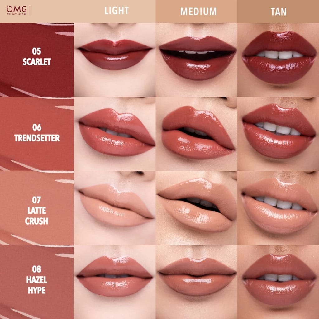 Oh My Glam Colorlast Lip Vinyl 2.5gr - 03 Diva (OMG)