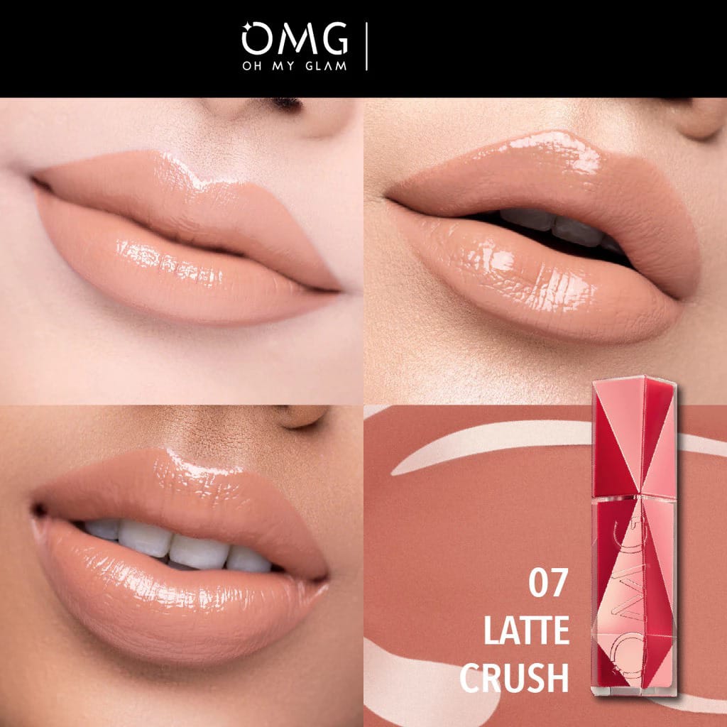 Oh My Glam Colorlast Lip Vinyl 2.5gr - 07 Latte Crush (OMG)