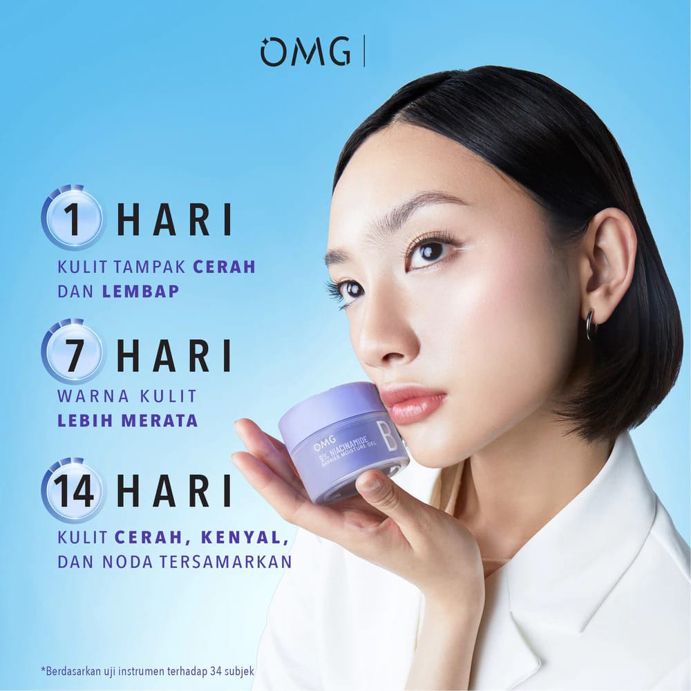 Oh My Glam Moisture Gel 45gr - 5% Niacinamide Bright Barrier (OMG)
