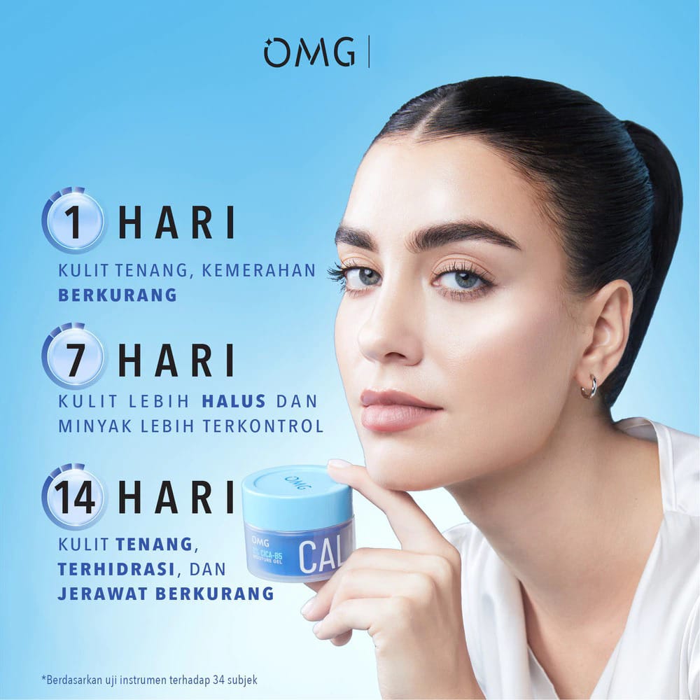 Oh My Glam Moisture Gel 45gr - 2% Cica-B5 Calming (OMG)