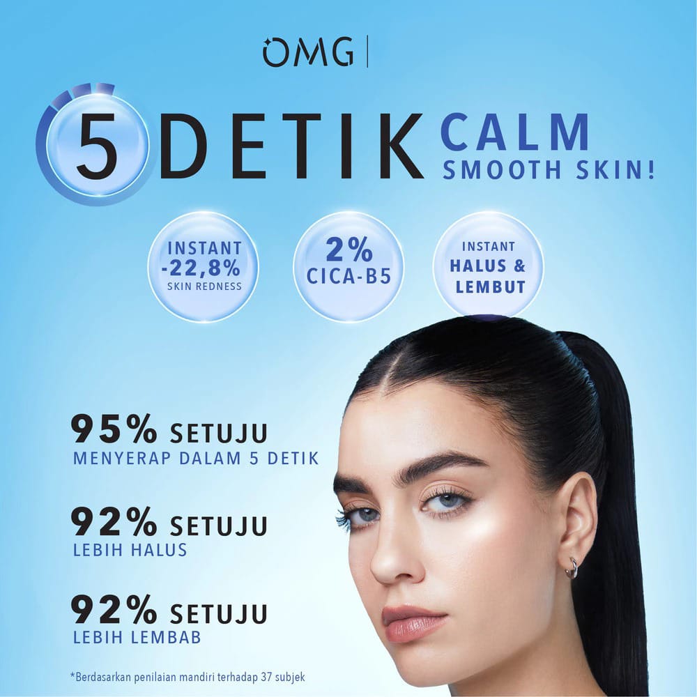 Oh My Glam Moisture Gel 45gr - 2% Cica-B5 Calming (OMG)