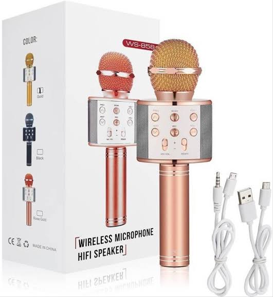 Mic Wireless Bluetooth SQ-858 (Microphone Portable)