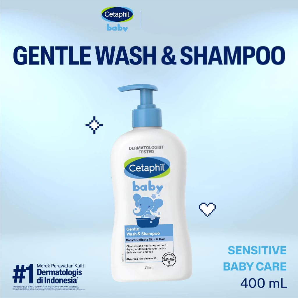 Cetaphil Baby Classic Series - Gentle Wash & Shampoo 400ml