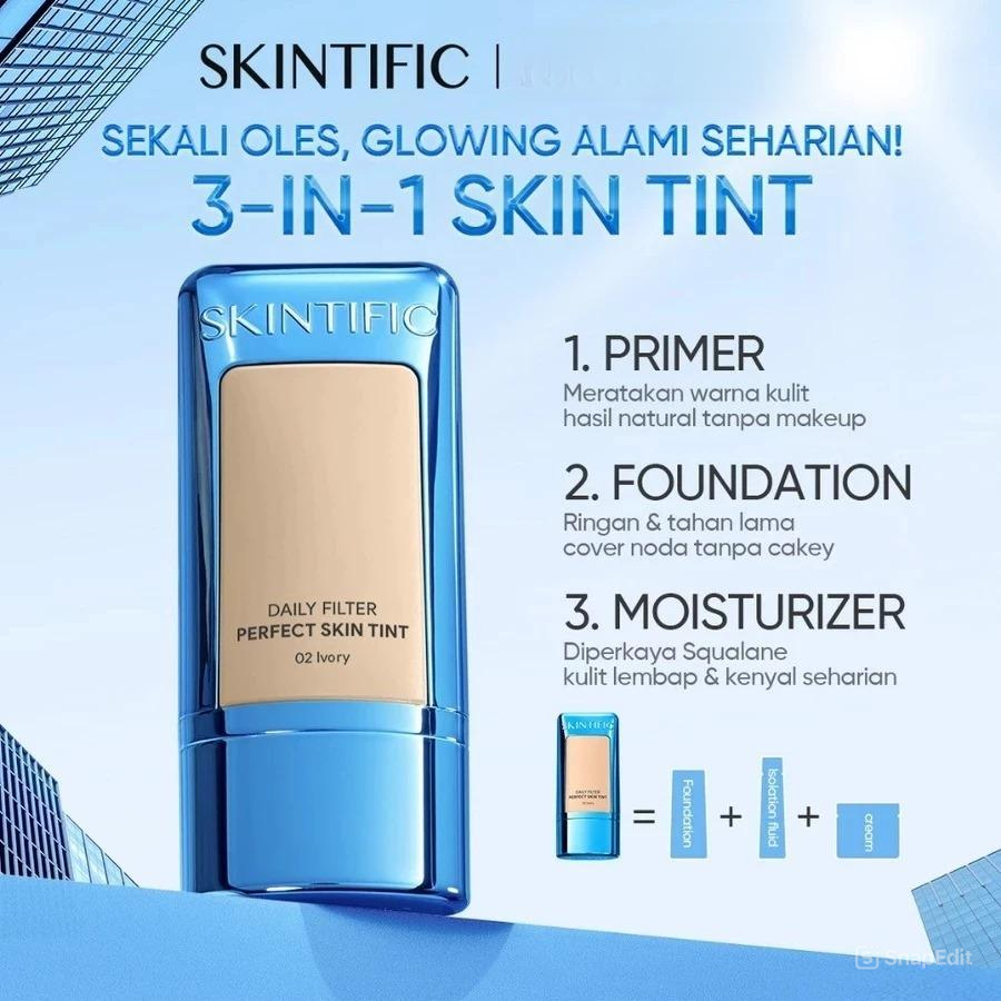 Skintific Daily Filter Perfect Skin Tint 28gr - 04 Beige Skintific Daily Filter Perfect Skin Tint 28gr - 04 Beige