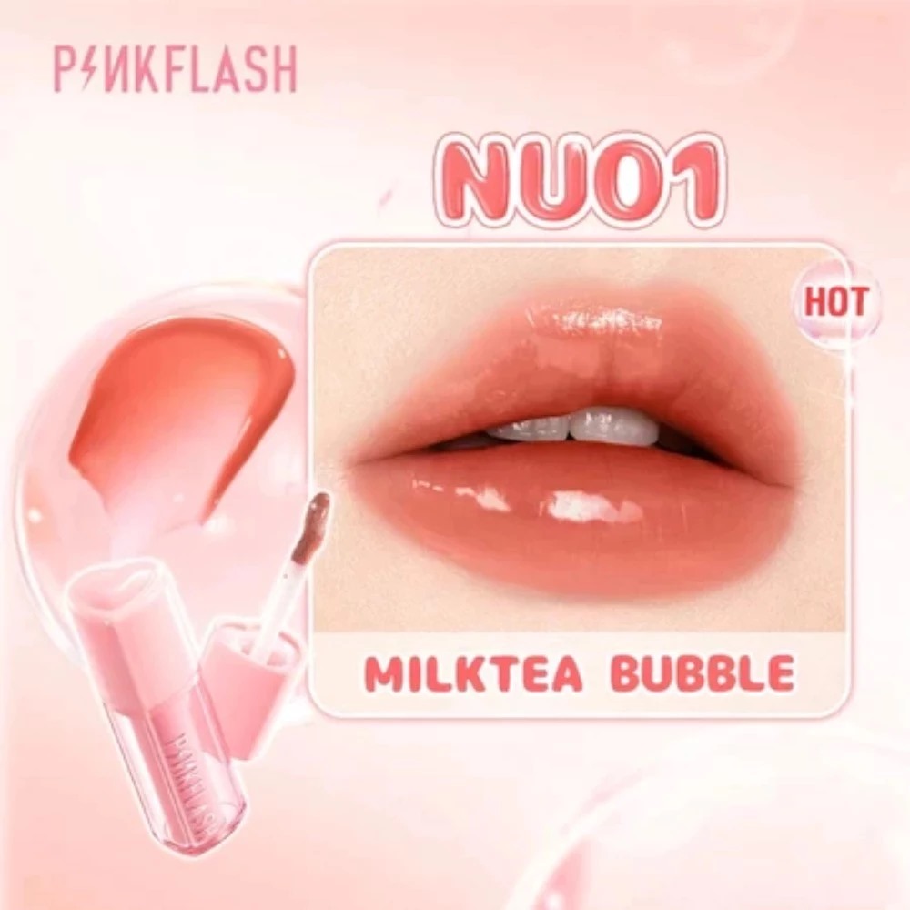 Pinkflash Watery Transferproor Lip Cream 2gr - NU01