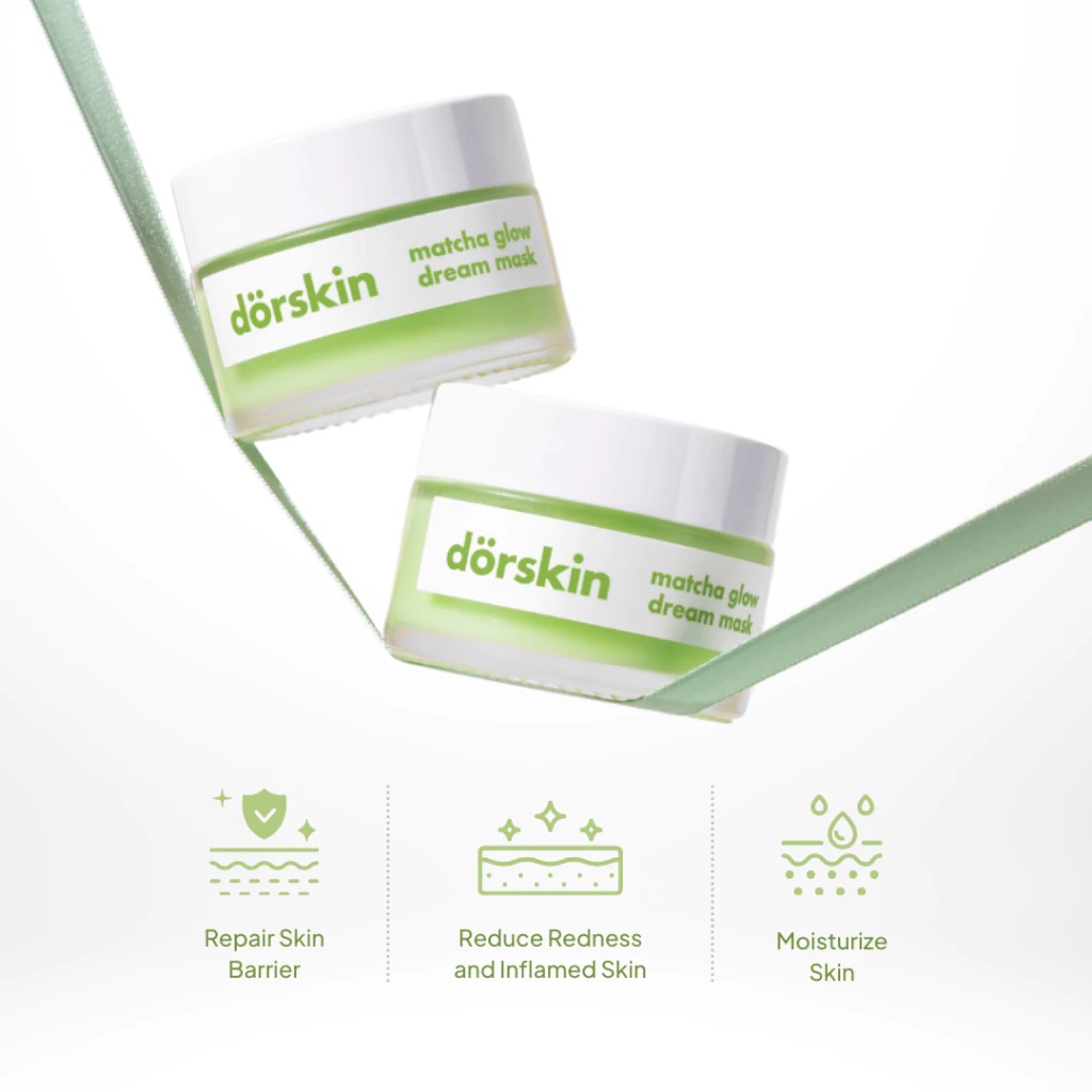 Dorskin Matcha Glow Dream Mask 30gr