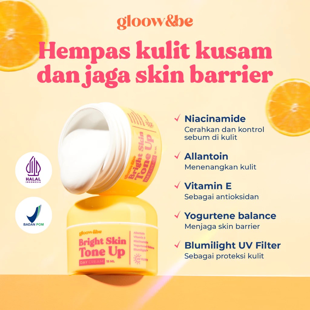 Gloow&be Bright Skin Tone Up Day Cream 15ml