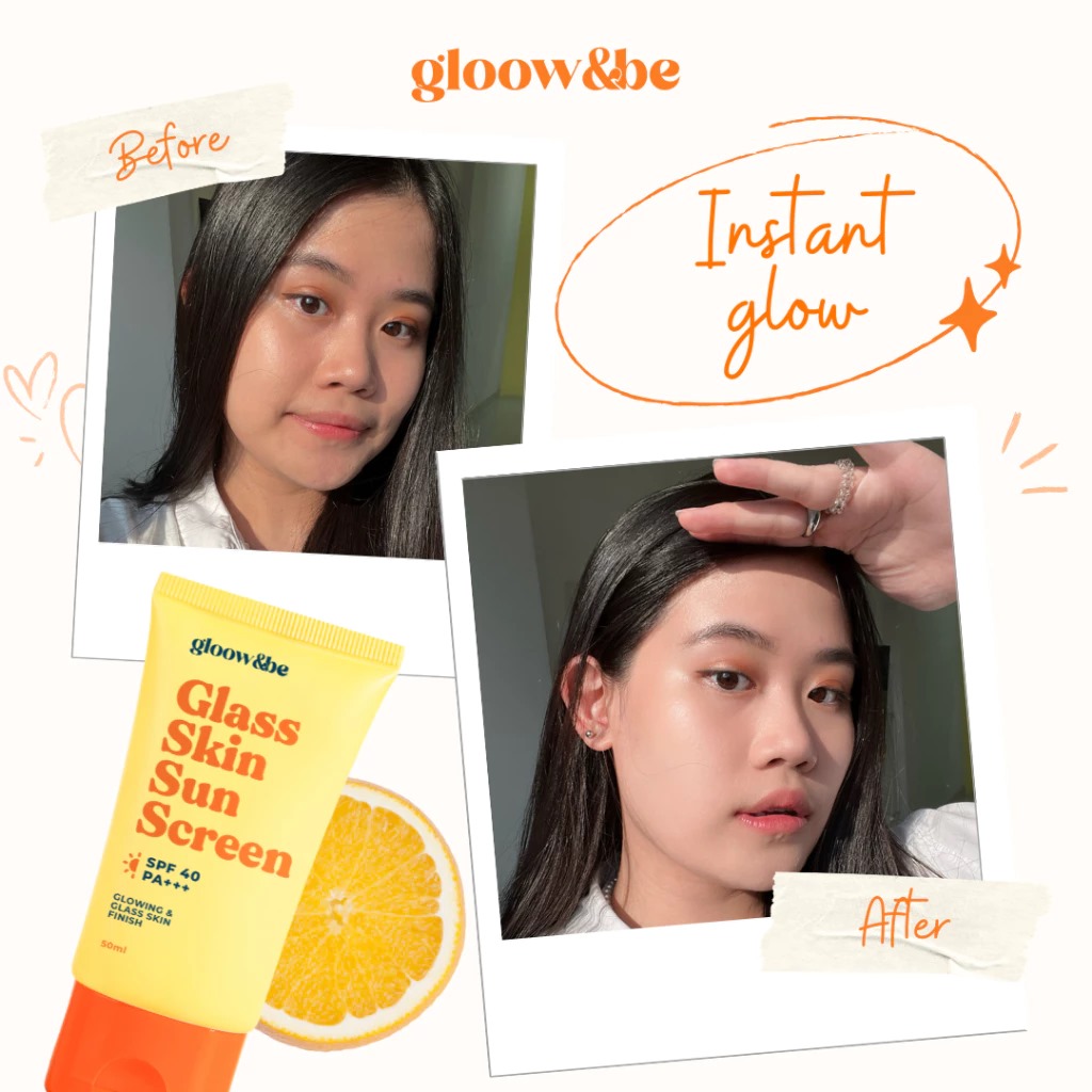 Gloow&be Glass Skin Sunscreen SPF40 PA+++ 50ml