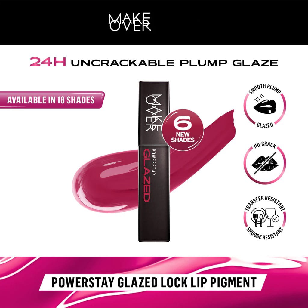 Make Over Powerstay Glazed Lock Lip Pigment 3gr - D10 DNA